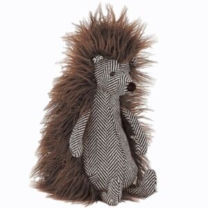 Jellycat Brown and Gray Stuffed Hedgehog
